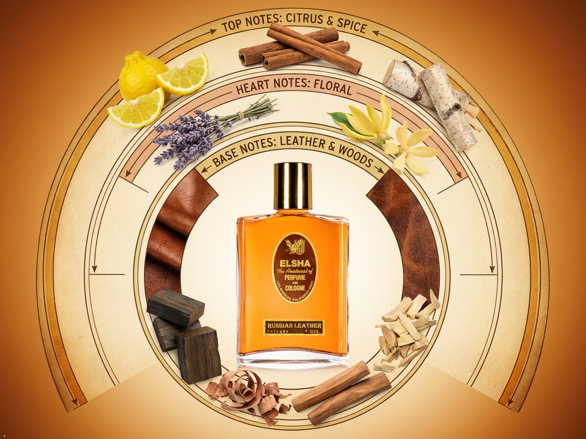 ELSHA RUSSIAN LEATHER-New Customer-4 FL ounces
