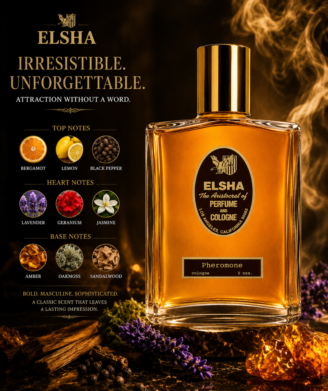 ELSHA PHEROMONE For Men-New Customer-2 FL Ounces