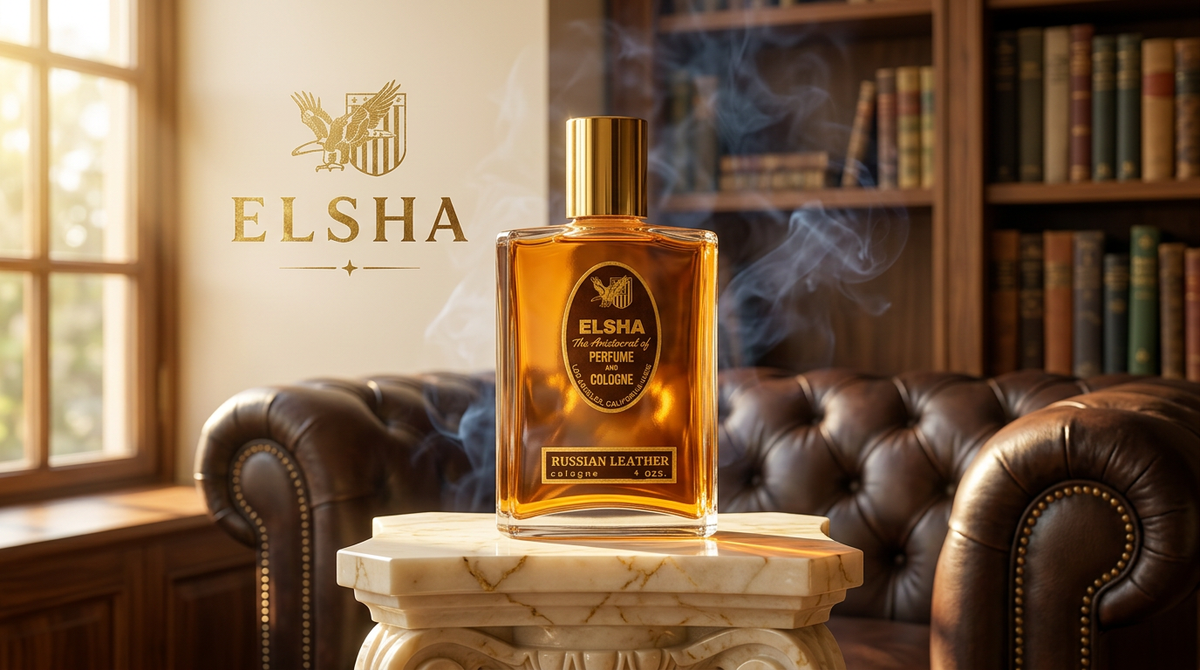 ELSHA RUSSIAN LEATHER-New Customer-4 FL ounces