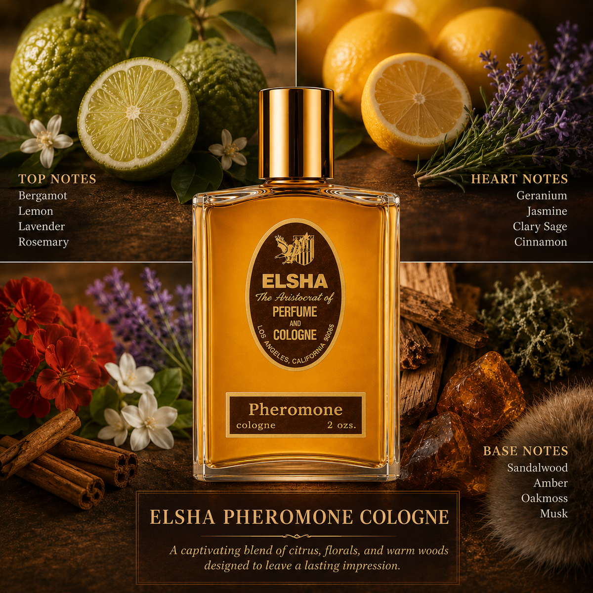 ELSHA PHEROMONE For Men-New Customer-2 FL Ounces